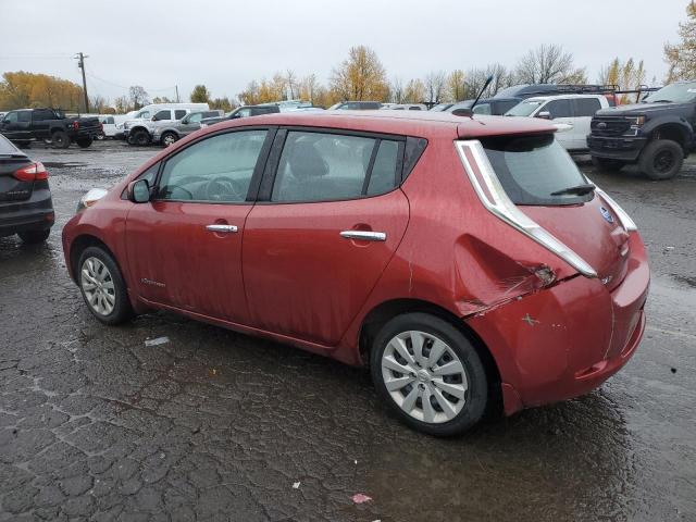  NISSAN LEAF 2014 Червоний