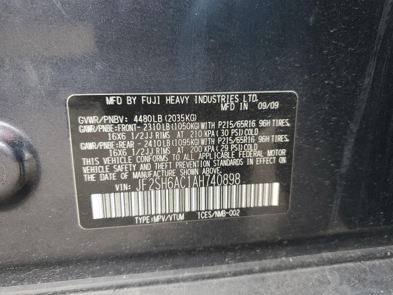 2010 Subaru Forester - Image 13