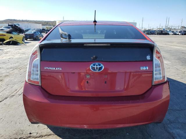 Хэтчбеки TOYOTA PRIUS 2012 Красный