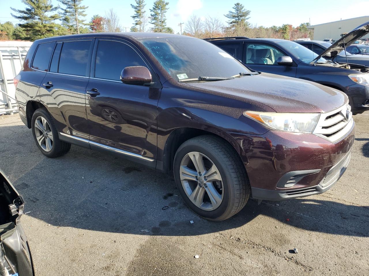 VIN 5TDBK3EHXDS278653 2013 TOYOTA HIGHLANDER no.4