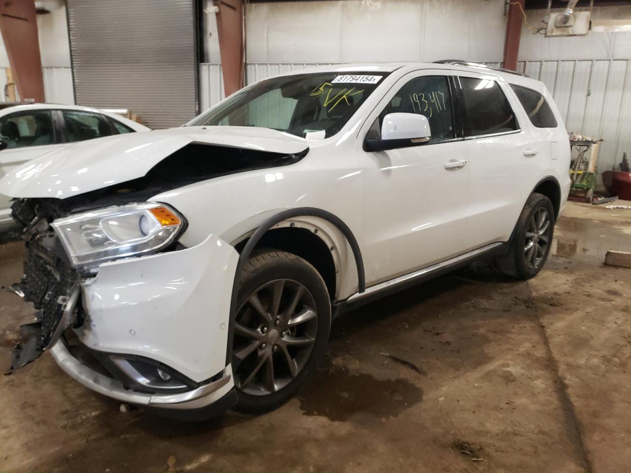 2015 Dodge Durango Limited zu verkaufen in Lansing, MI - Front End