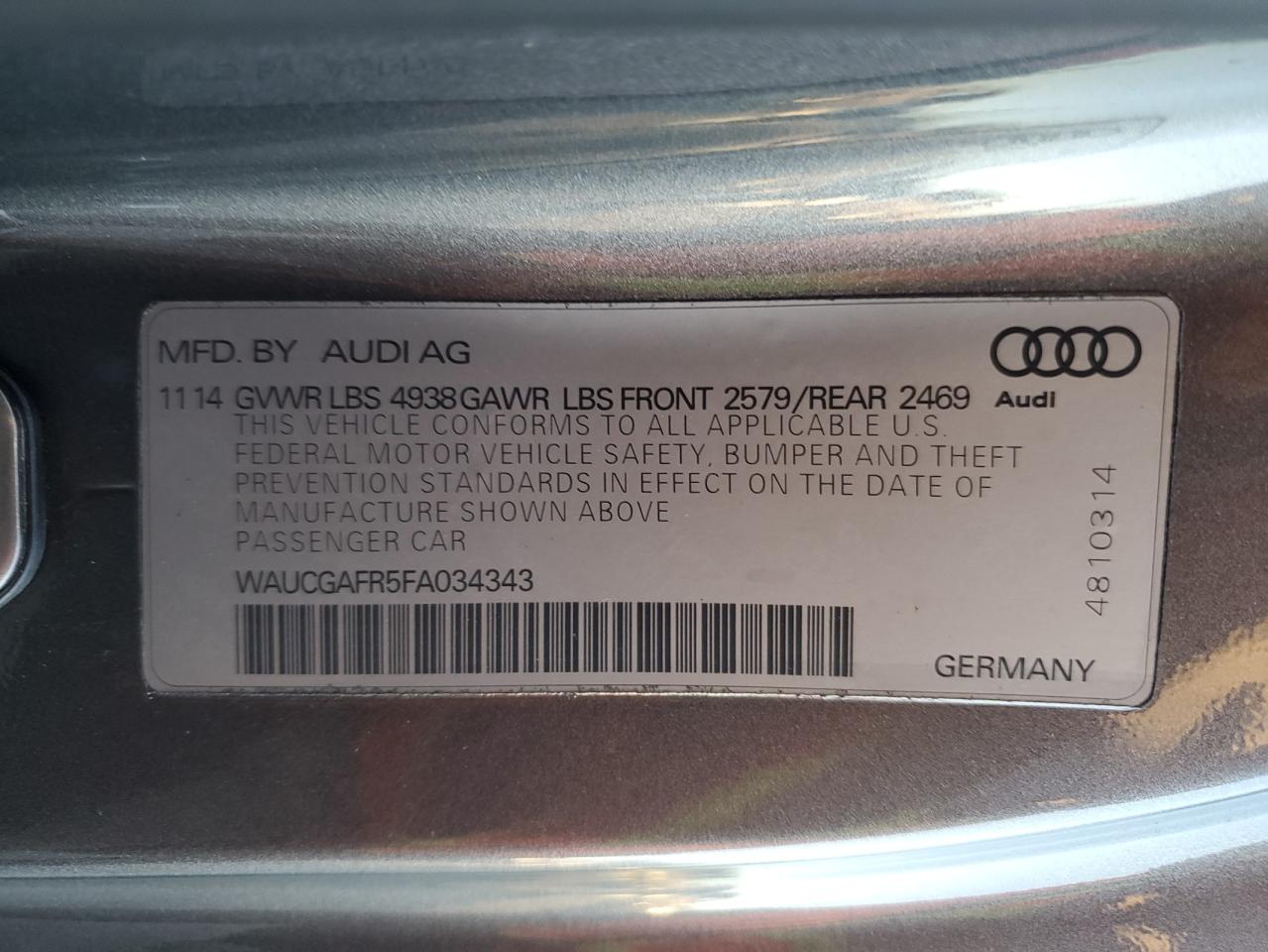 2015 Audi RS5 - Image 12