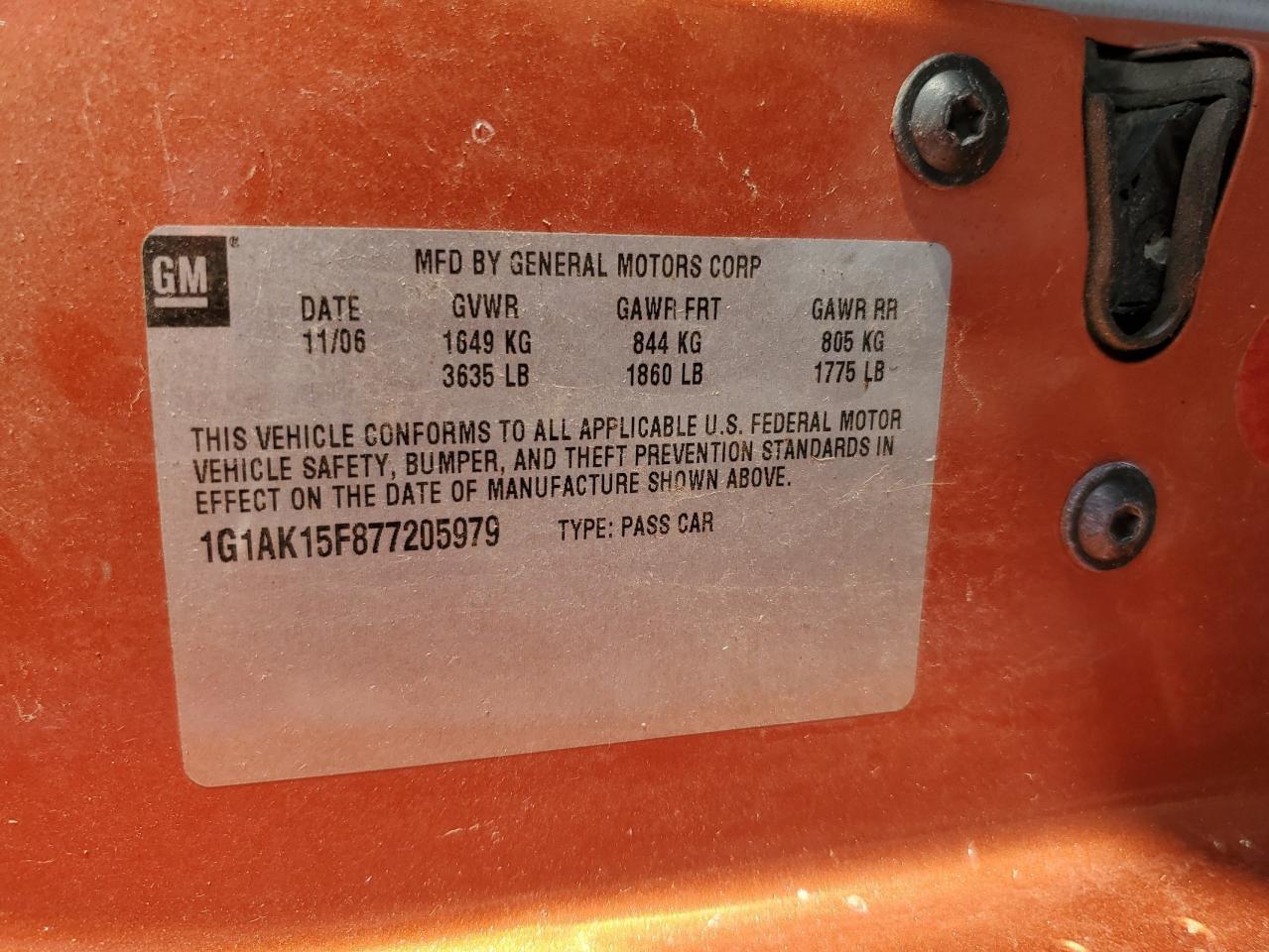 2007 Chevrolet Cobalt - Image 12