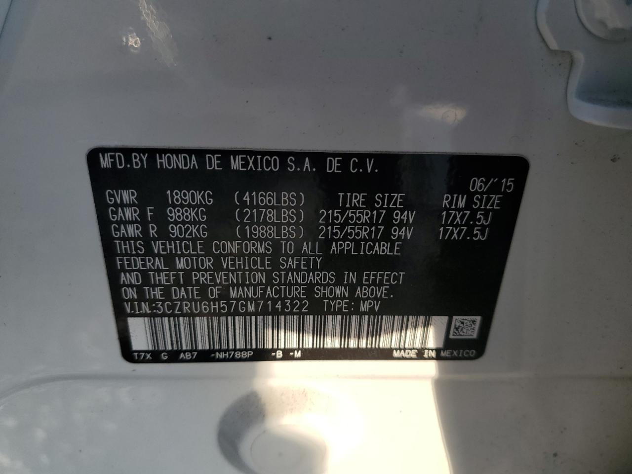 2016 Honda HR-V - Image 15