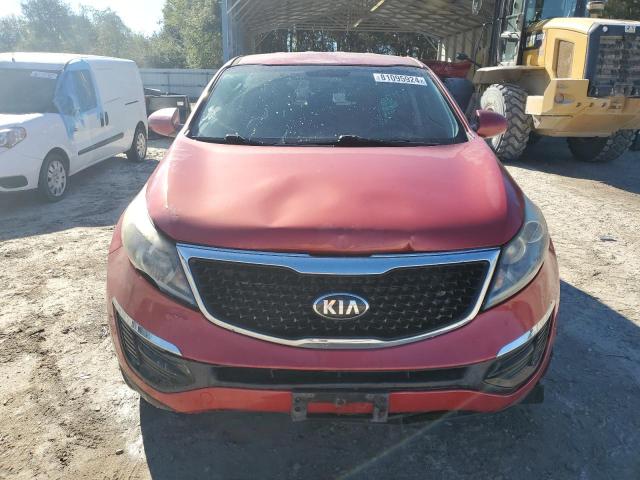  KIA SPORTAGE 2015 Красный