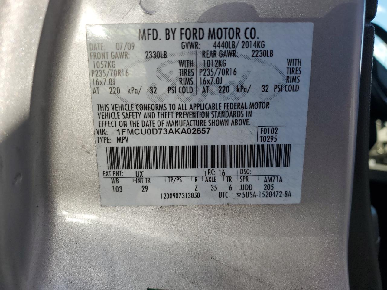 2010 Ford Escape - Image 16