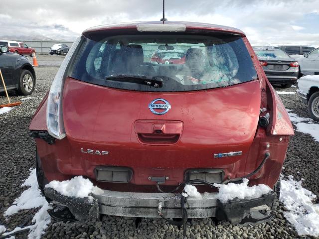  NISSAN LEAF 2015 Red