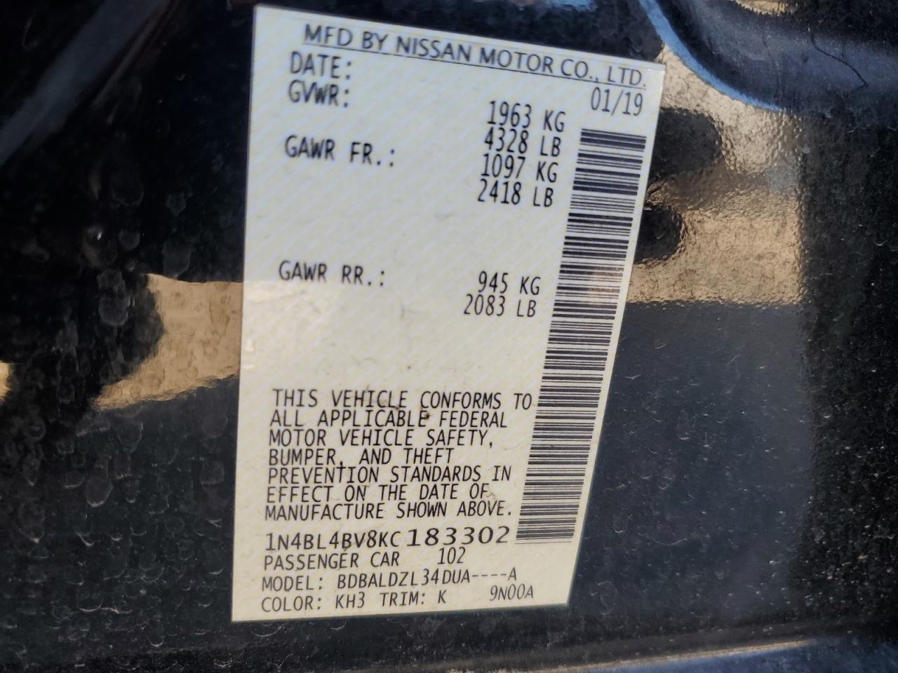 2019 Nissan Altima - Image 14