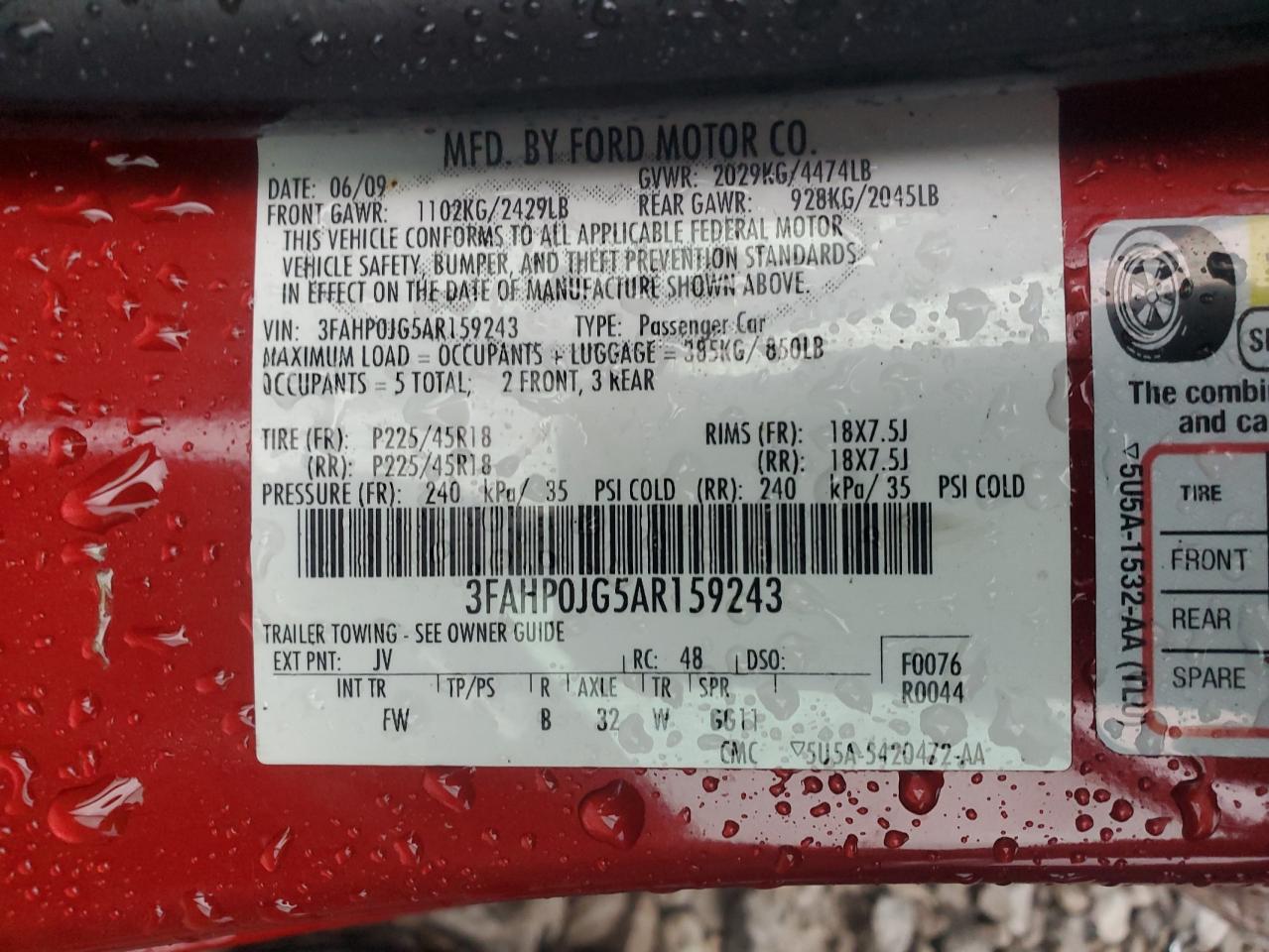 2010 Ford Fusion - Image 12