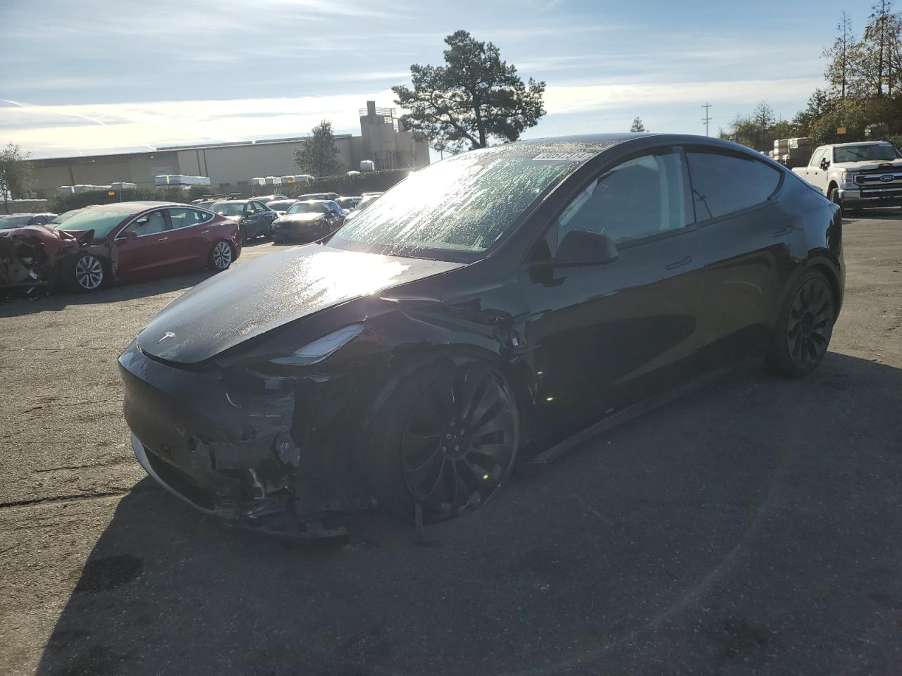 VIN 7SAYGDEFXNF390779 2022 TESLA MODEL Y no.1