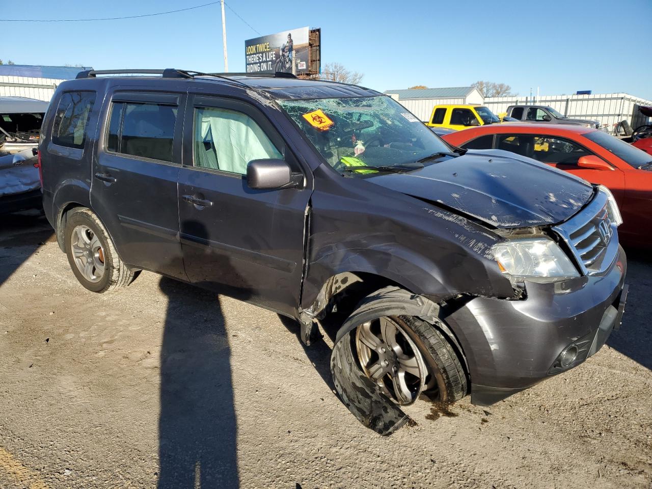 VIN 5FNYF4H31FB077851 2015 HONDA PILOT no.4