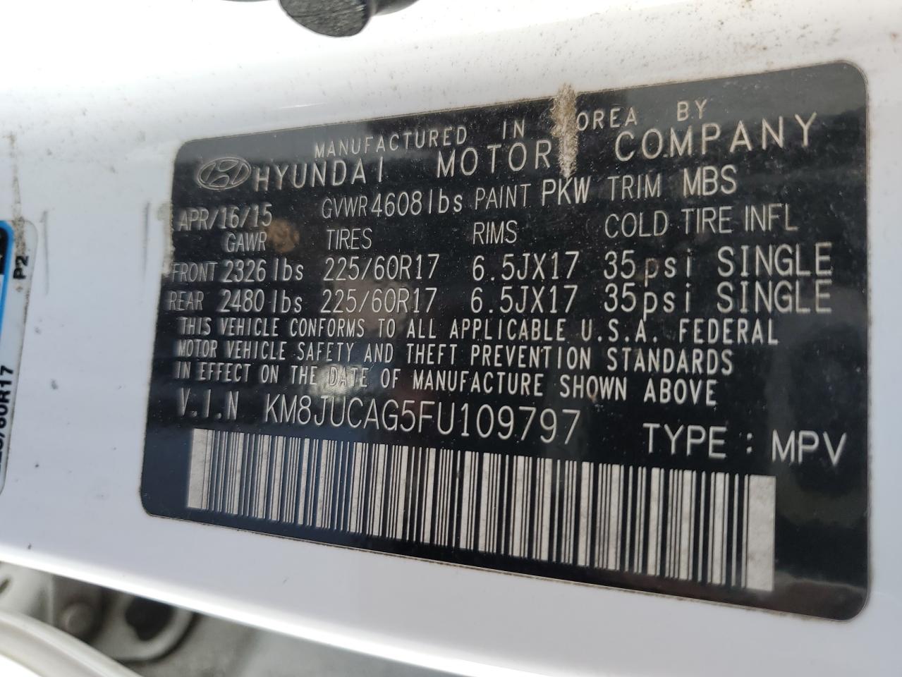 2015 Hyundai Tucson - Image 14