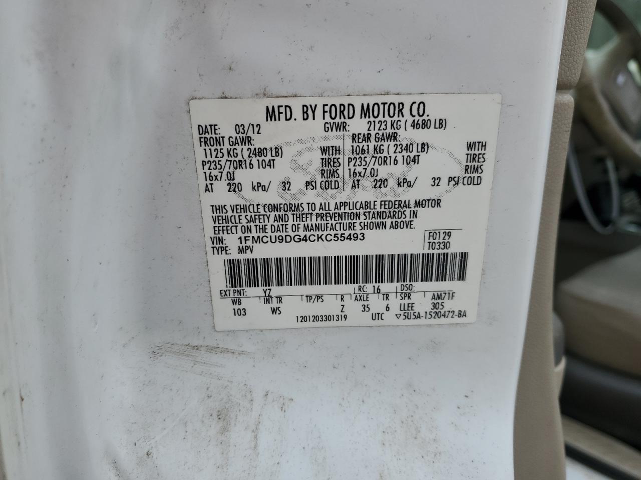 2012 Ford Escape - Image 16