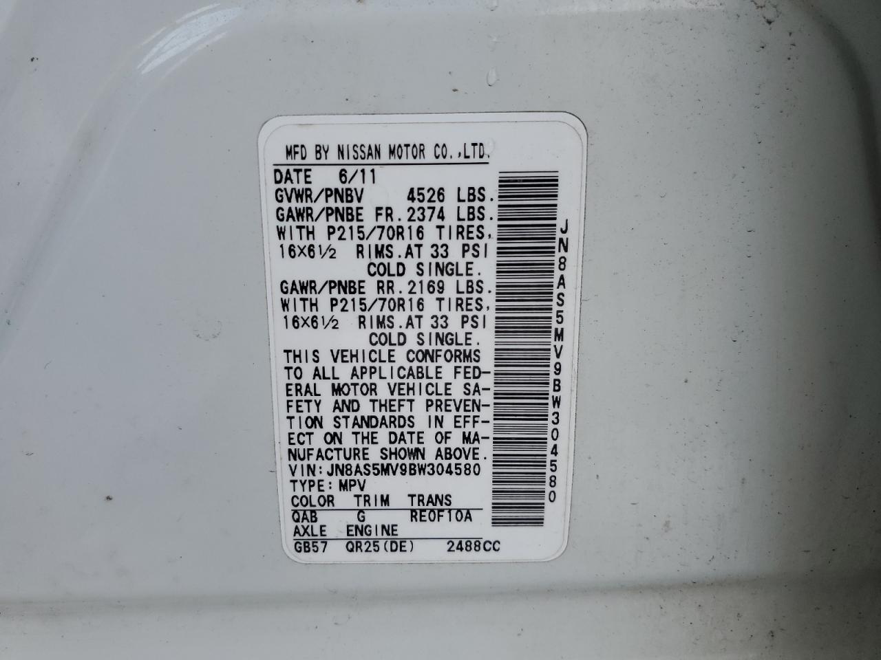 2011 Nissan Rogue - Image 13