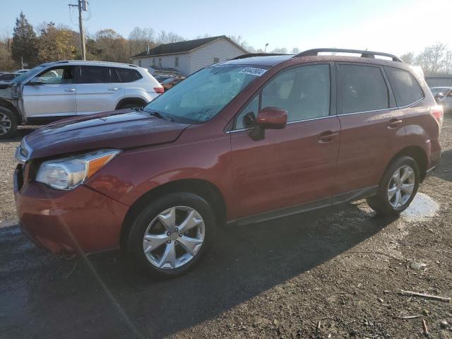  SUBARU FORESTER 2015 Бордовый