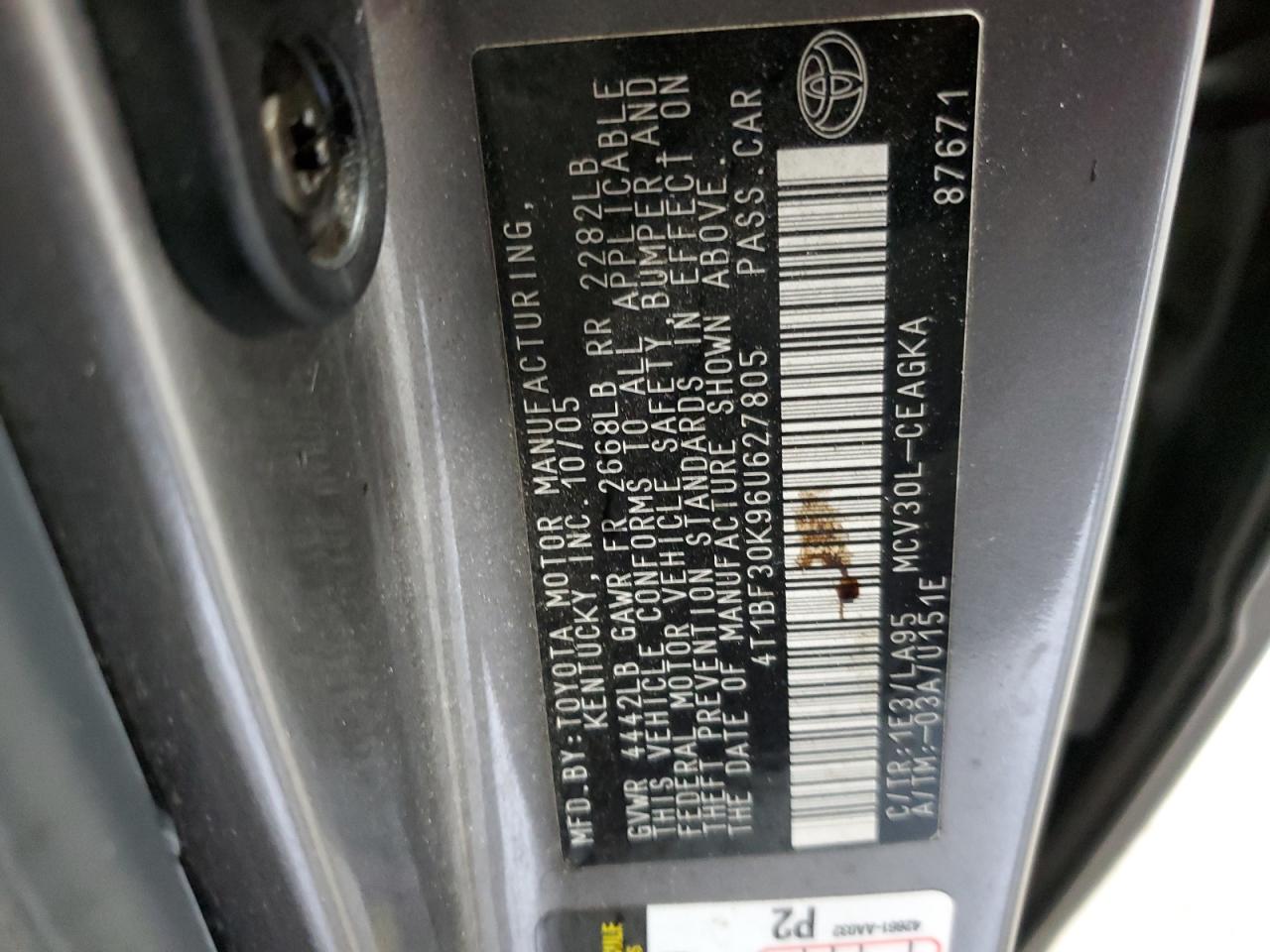 2006 Toyota Camry - Image 12