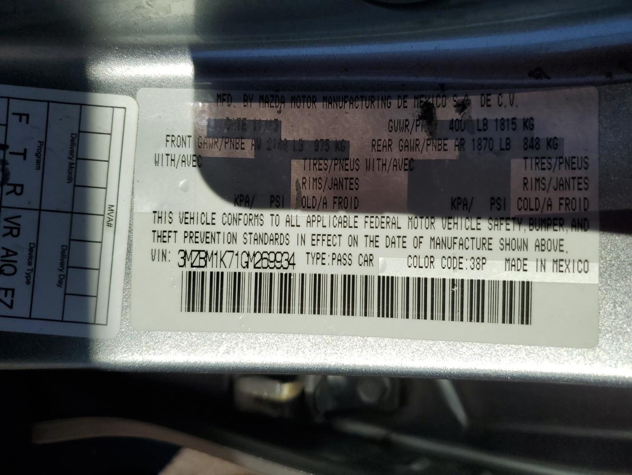 2016 Mazda 3 - Image 14