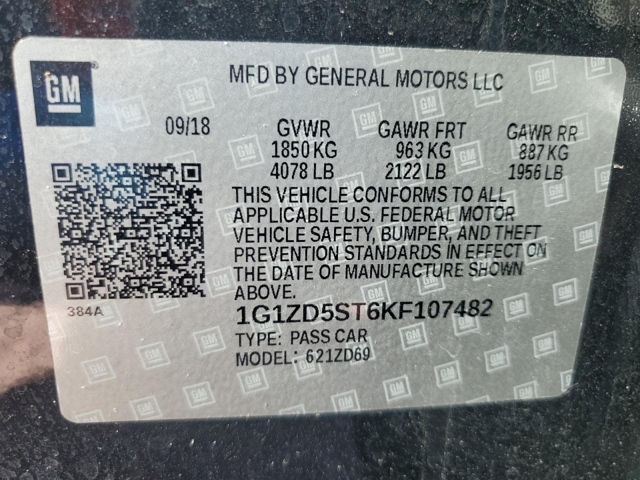 2019 Chevrolet Malibu - Image 14