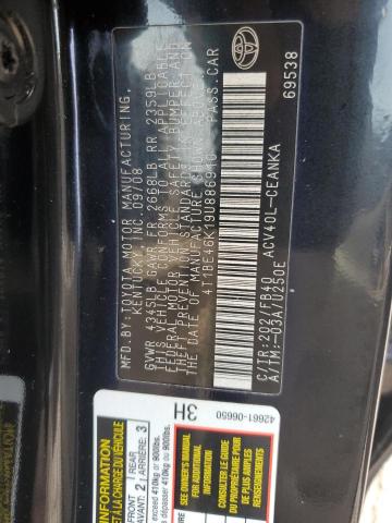 2009 TOYOTA CAMRY BASE