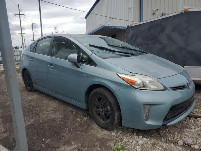  TOYOTA PRIUS 2015 Бирюзовый