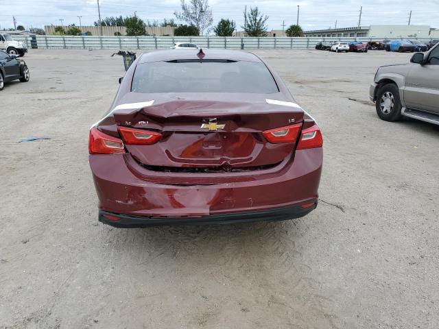  CHEVROLET MALIBU 2016 Burgundy