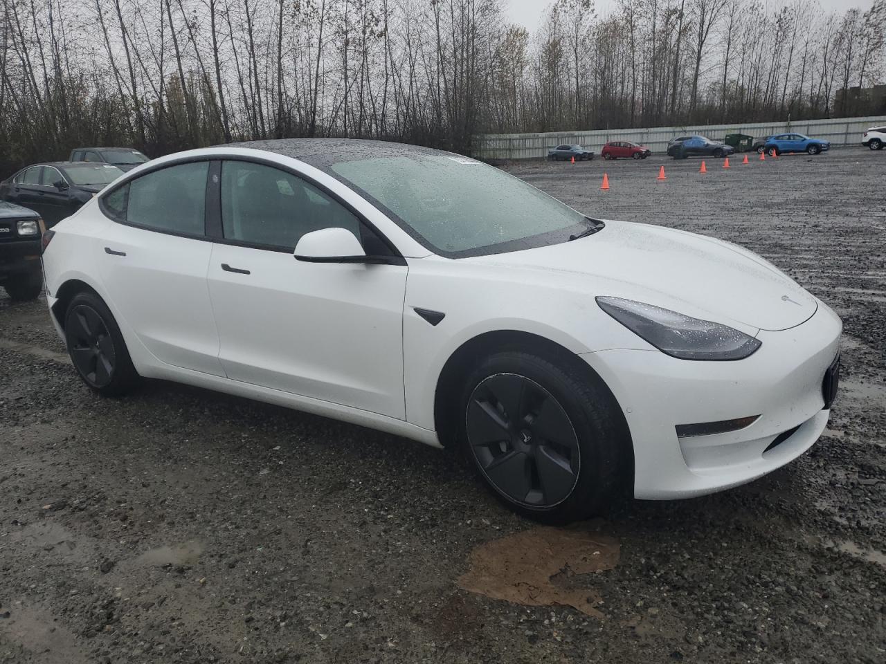 VIN 5YJ3E1EA8NF372684 2022 TESLA MODEL 3 no.4