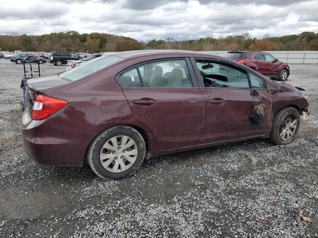  HONDA CIVIC 2012 Maroon