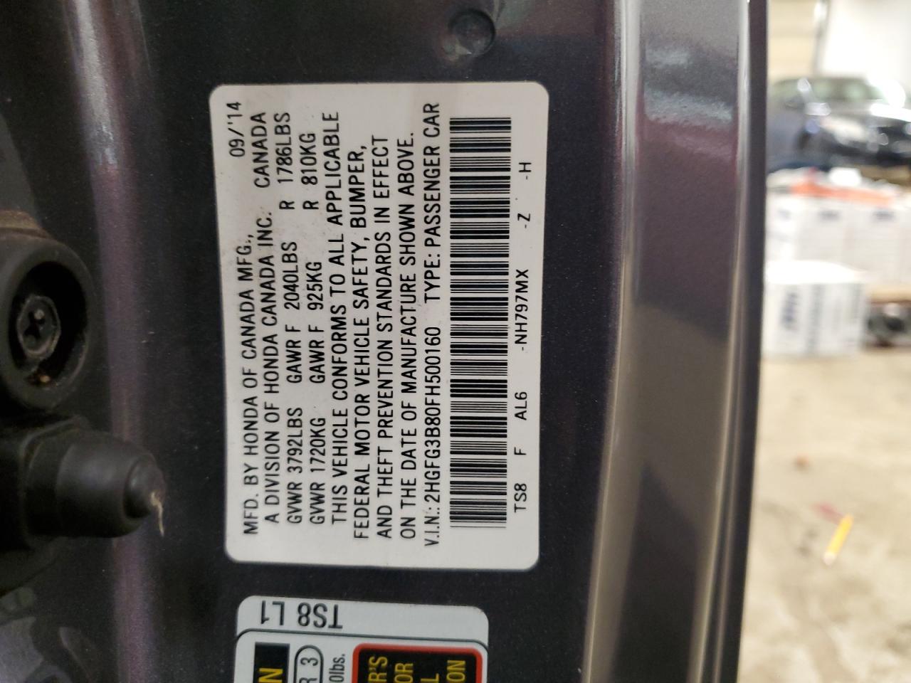 2015 Honda Civic - Image 12