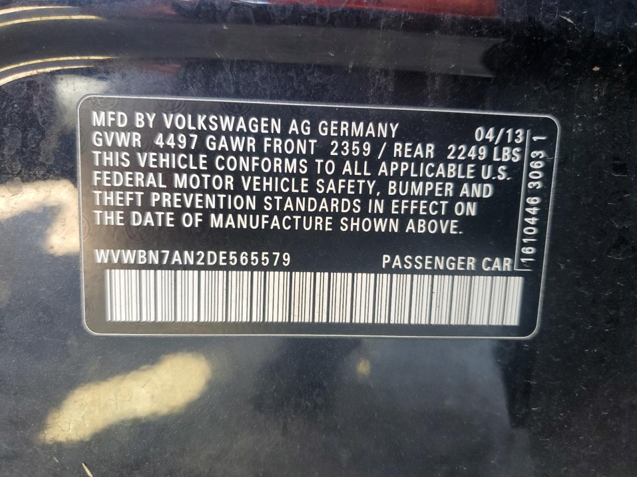 2013 Volkswagen Passat CC - Image 14