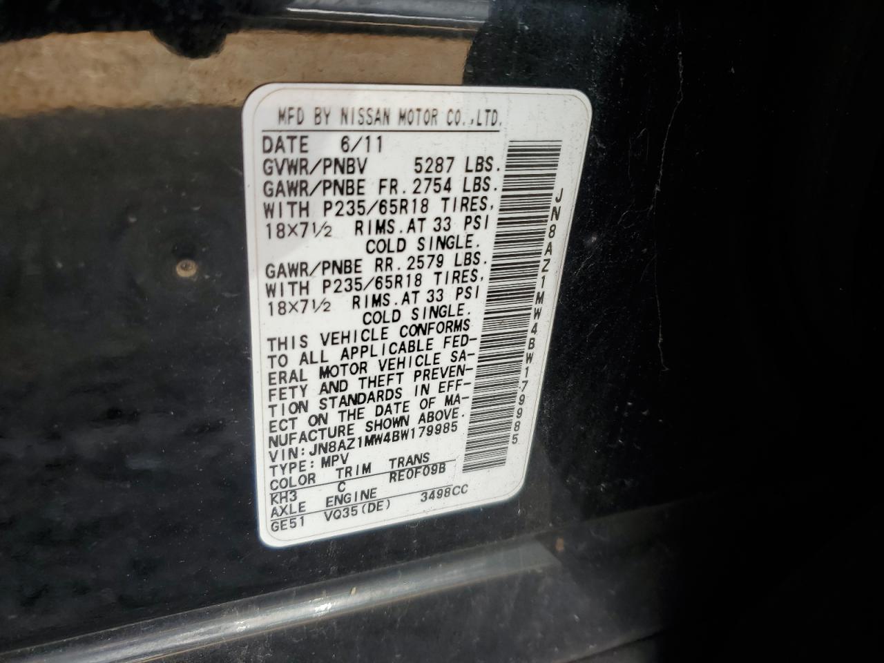 2011 Nissan Murano - Image 15