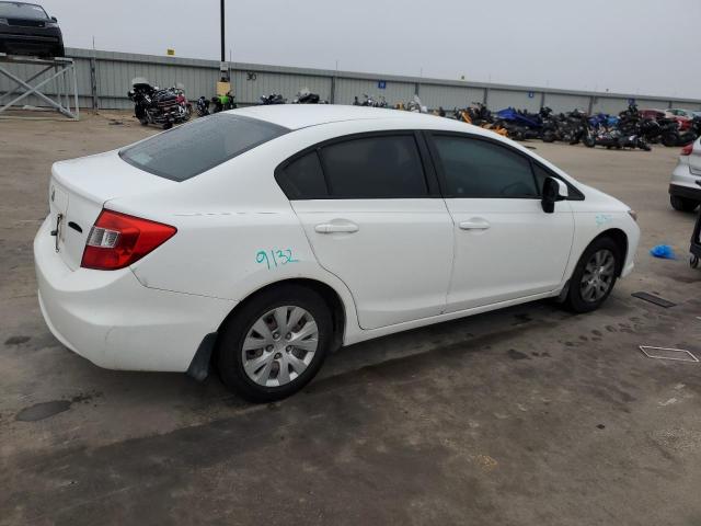  HONDA CIVIC 2012 White