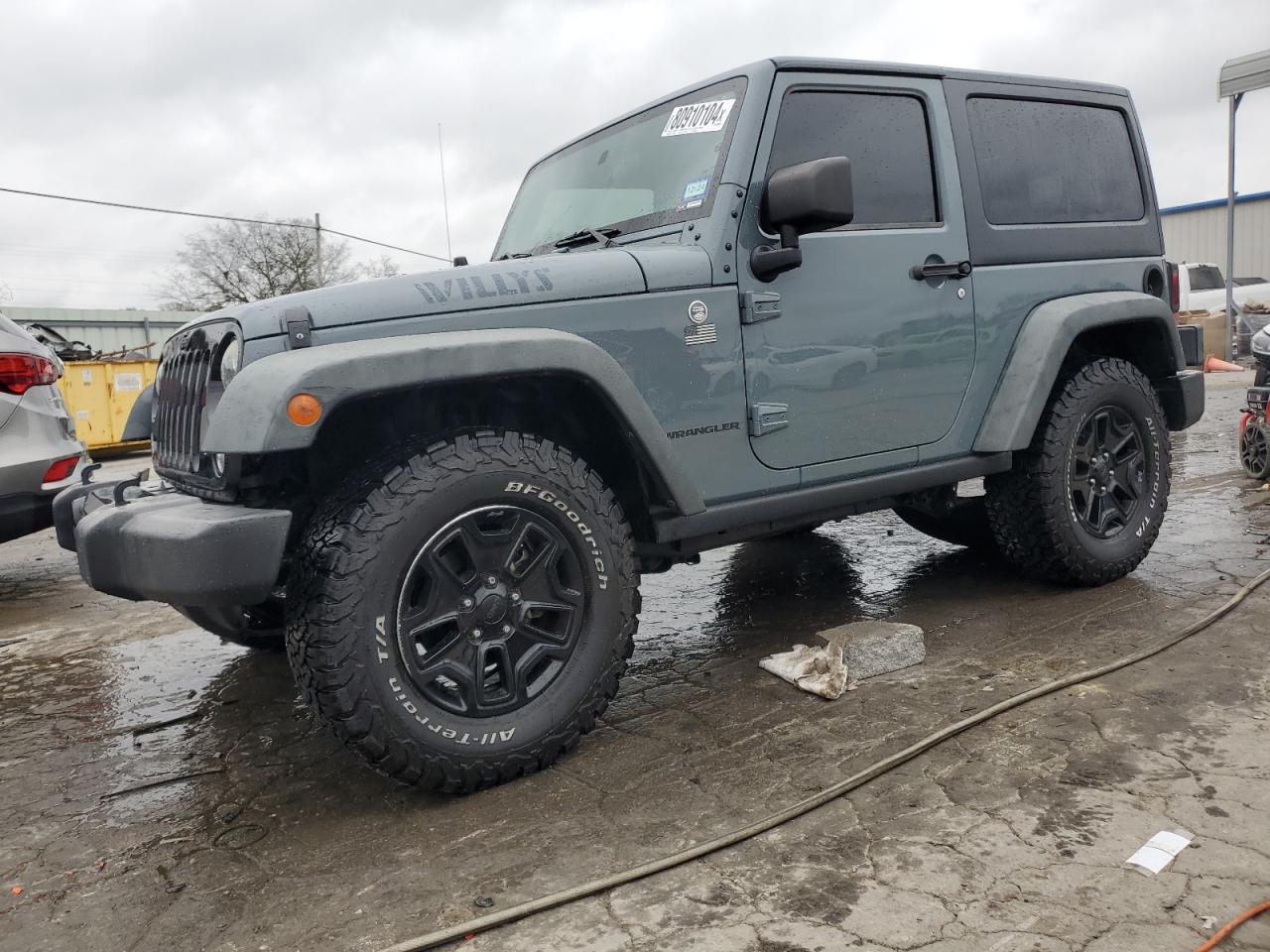 2015 Jeep Wrangler Sport VIN: 1C4AJWAG7FL575817 Lot: 80910104