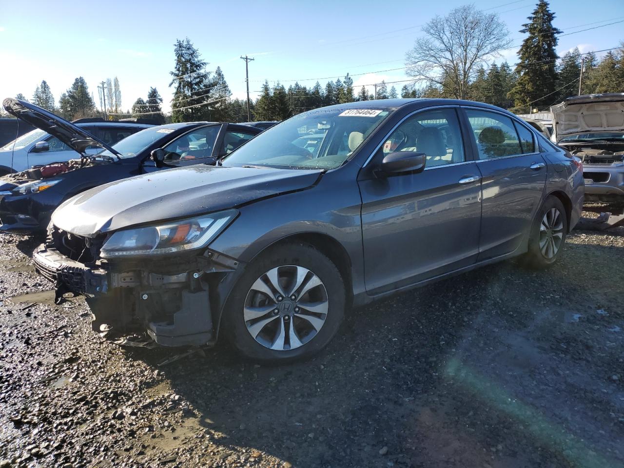 2013 Honda Accord Lx VIN: 1HGCR2F31DA000607 Lot: 81764464