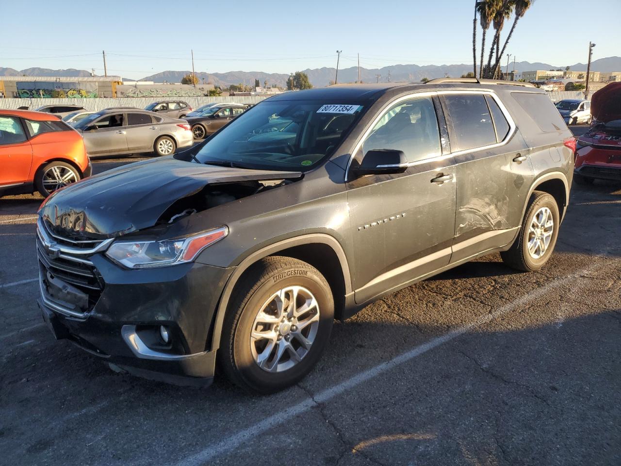 2020 Chevrolet Traverse Lt VIN: 1GNERGKW7LJ201681 Lot: 80717354