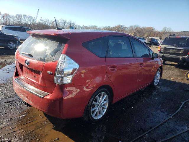  TOYOTA PRIUS 2014 Красный