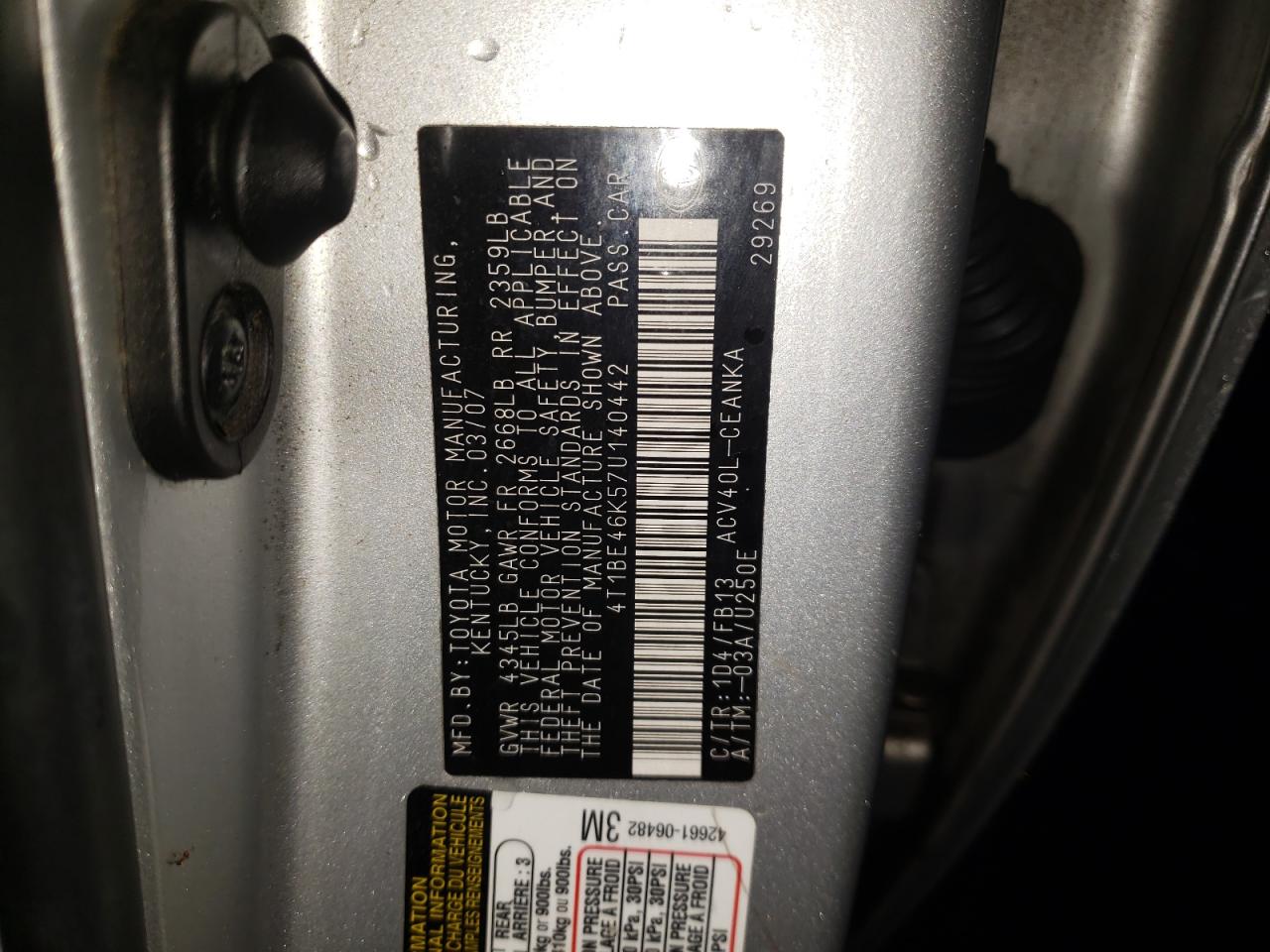 2007 Toyota Camry - Image 14