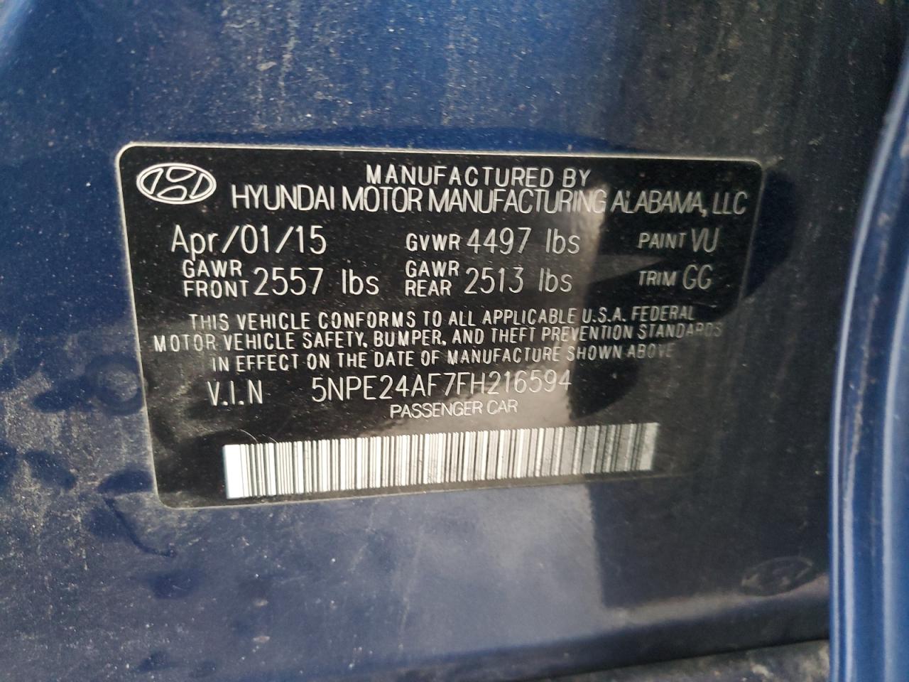 2015 Hyundai Sonata - Image 12