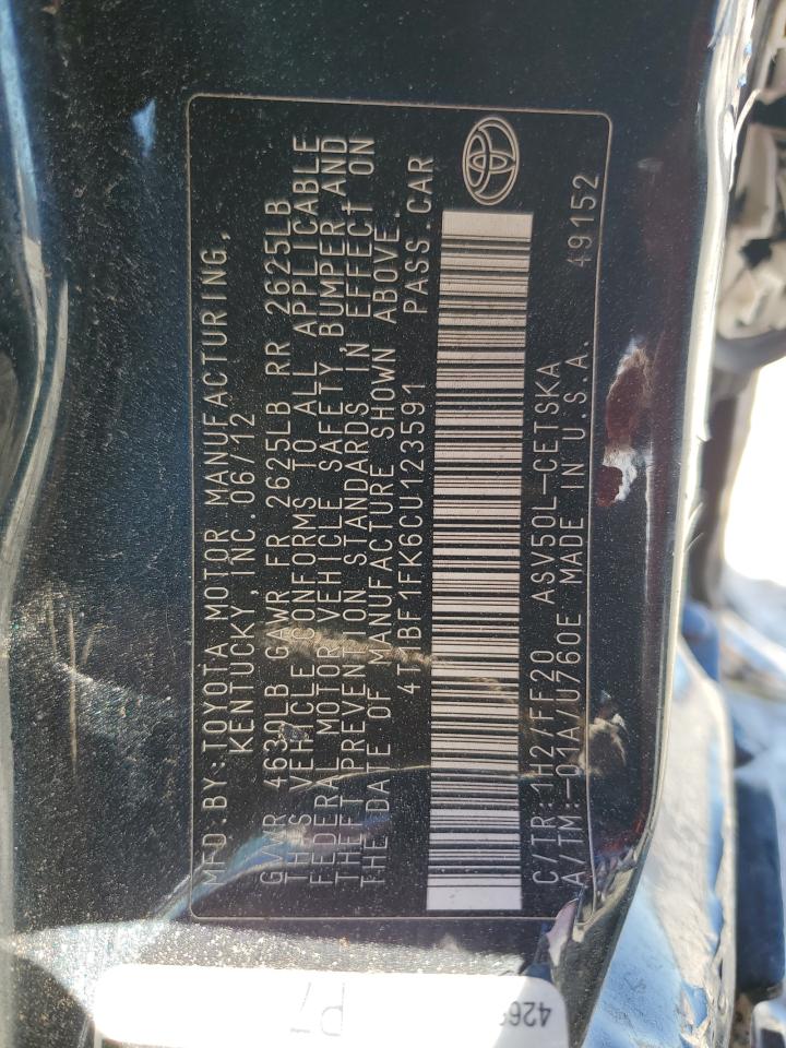 2012 Toyota Camry - Image 12