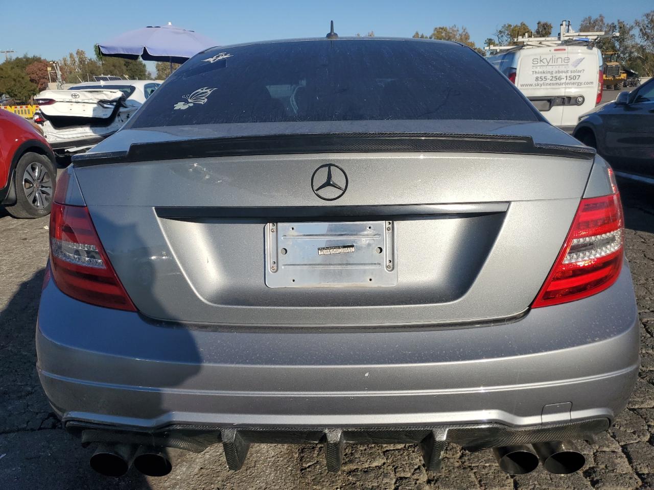 VIN WDDGF4HB2DR266086 2013 MERCEDES-BENZ C-CLASS no.6