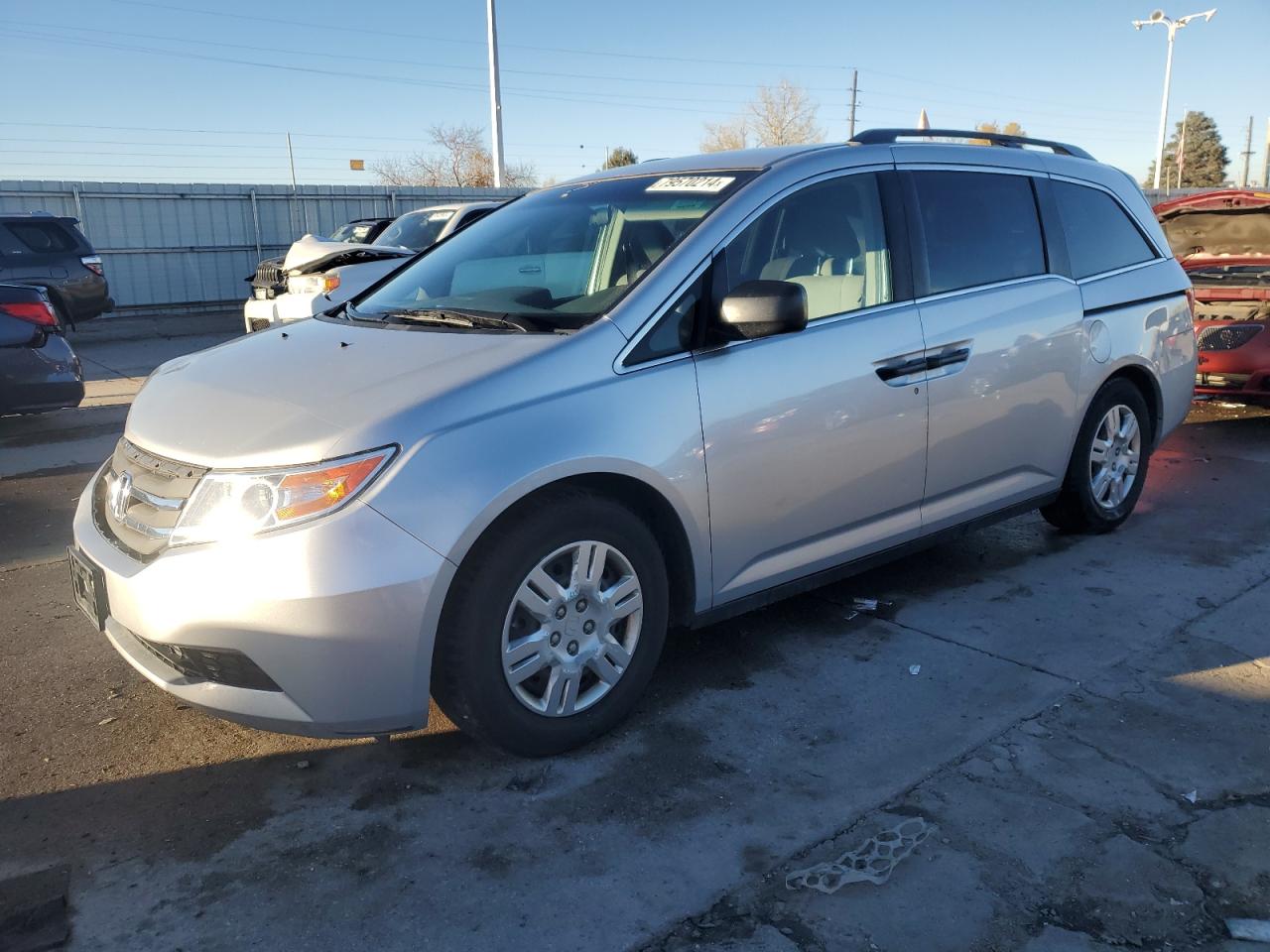 2013 Honda Odyssey Lx VIN: 5FNRL5H28DB075571 Lot: 79570214