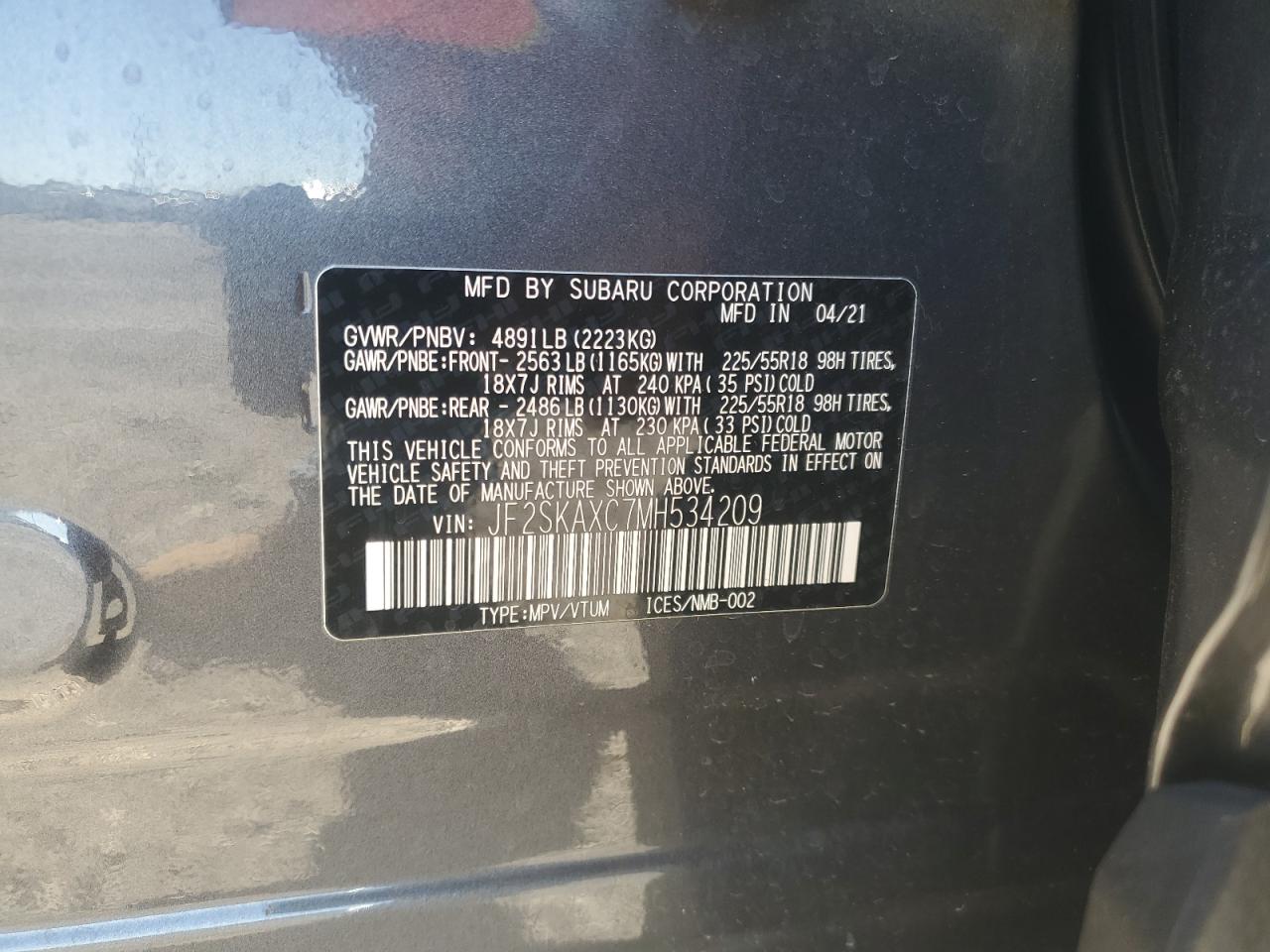 2021 Subaru Forester - Image 15