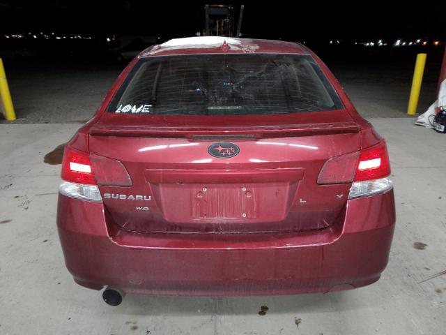 Sedans SUBARU LEGACY 2014 Czerwony