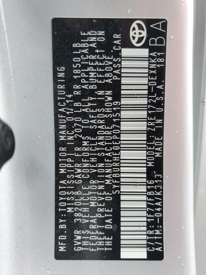 2014 Toyota Corolla - Image 15