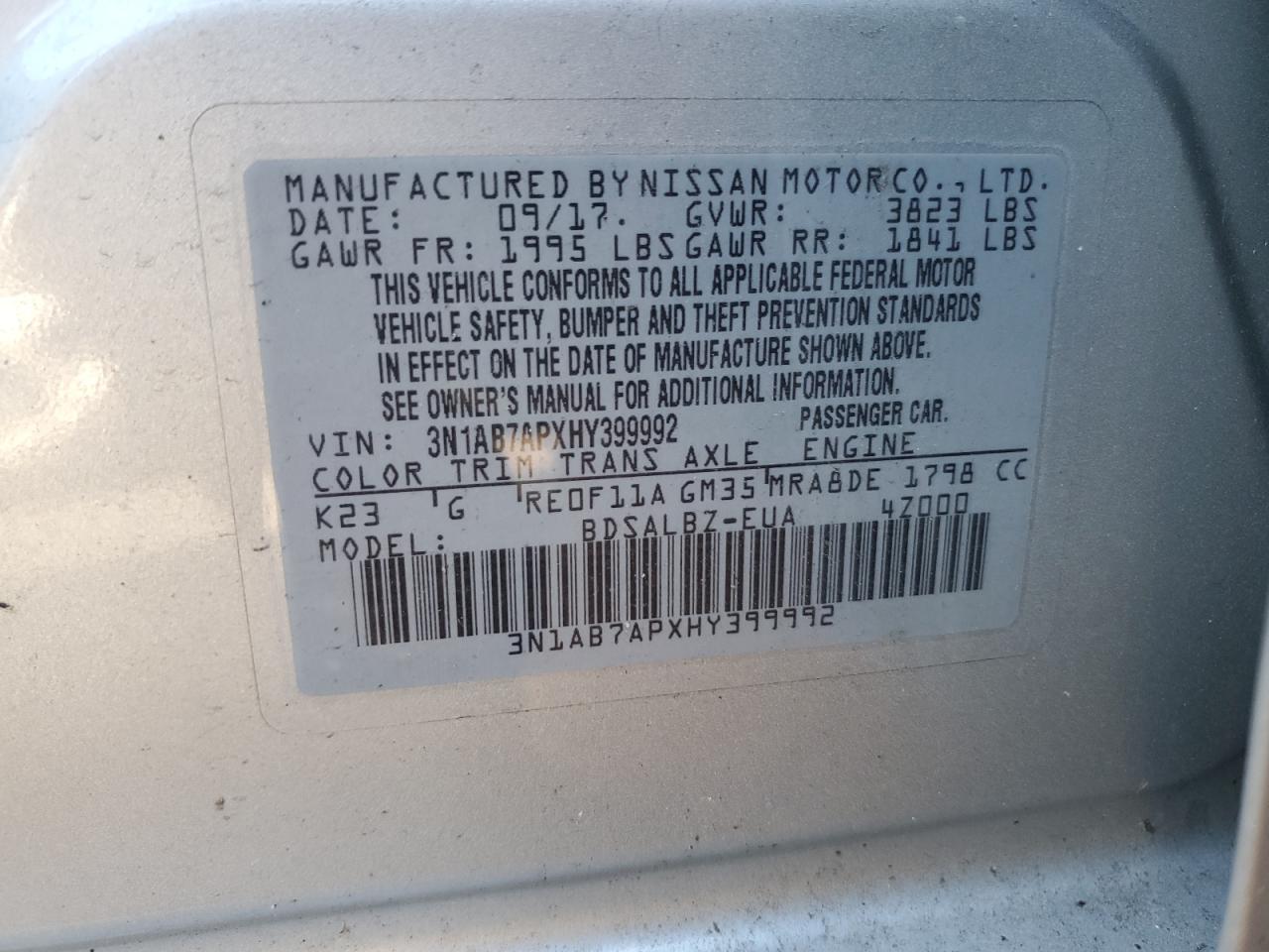 2017 Nissan Sentra - Image 12