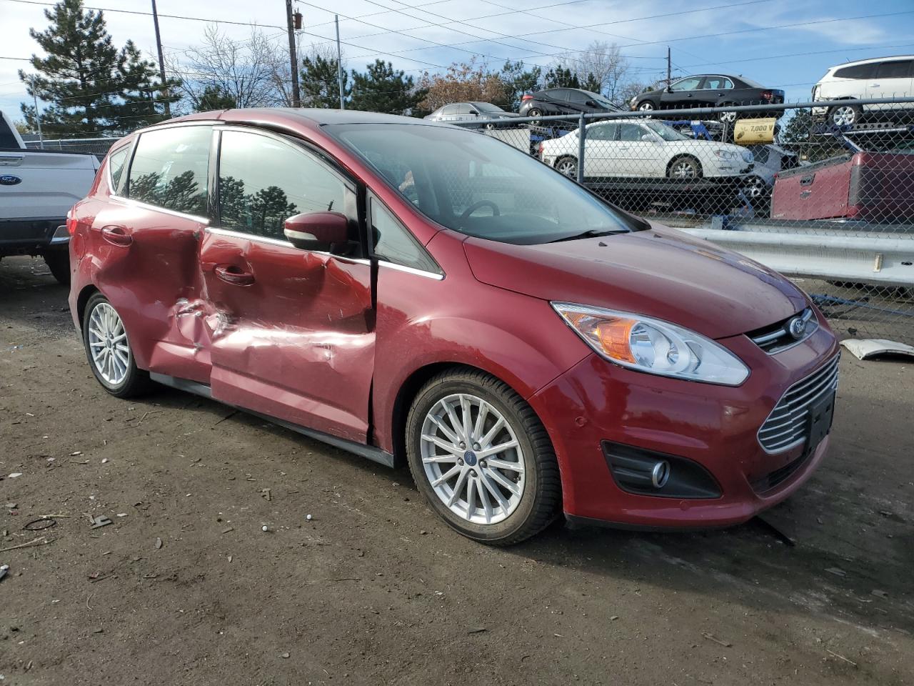 VIN 1FADP5BU9EL506612 2014 FORD CMAX no.4