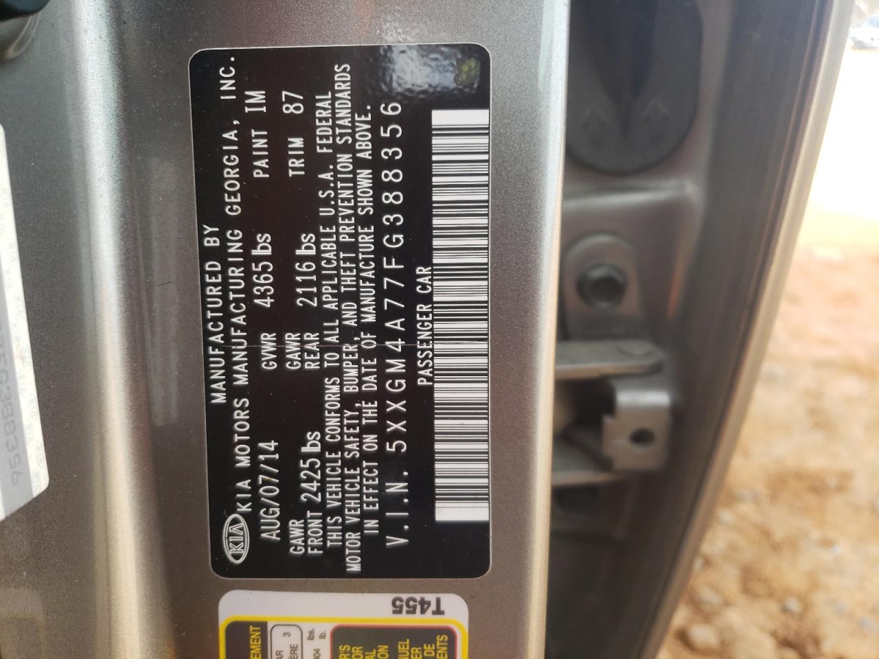 2015 Kia Optima - Image 15