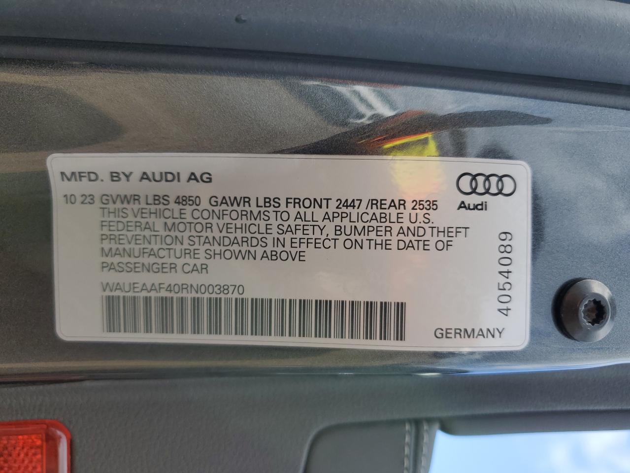 2024 Audi A4 - Image 13