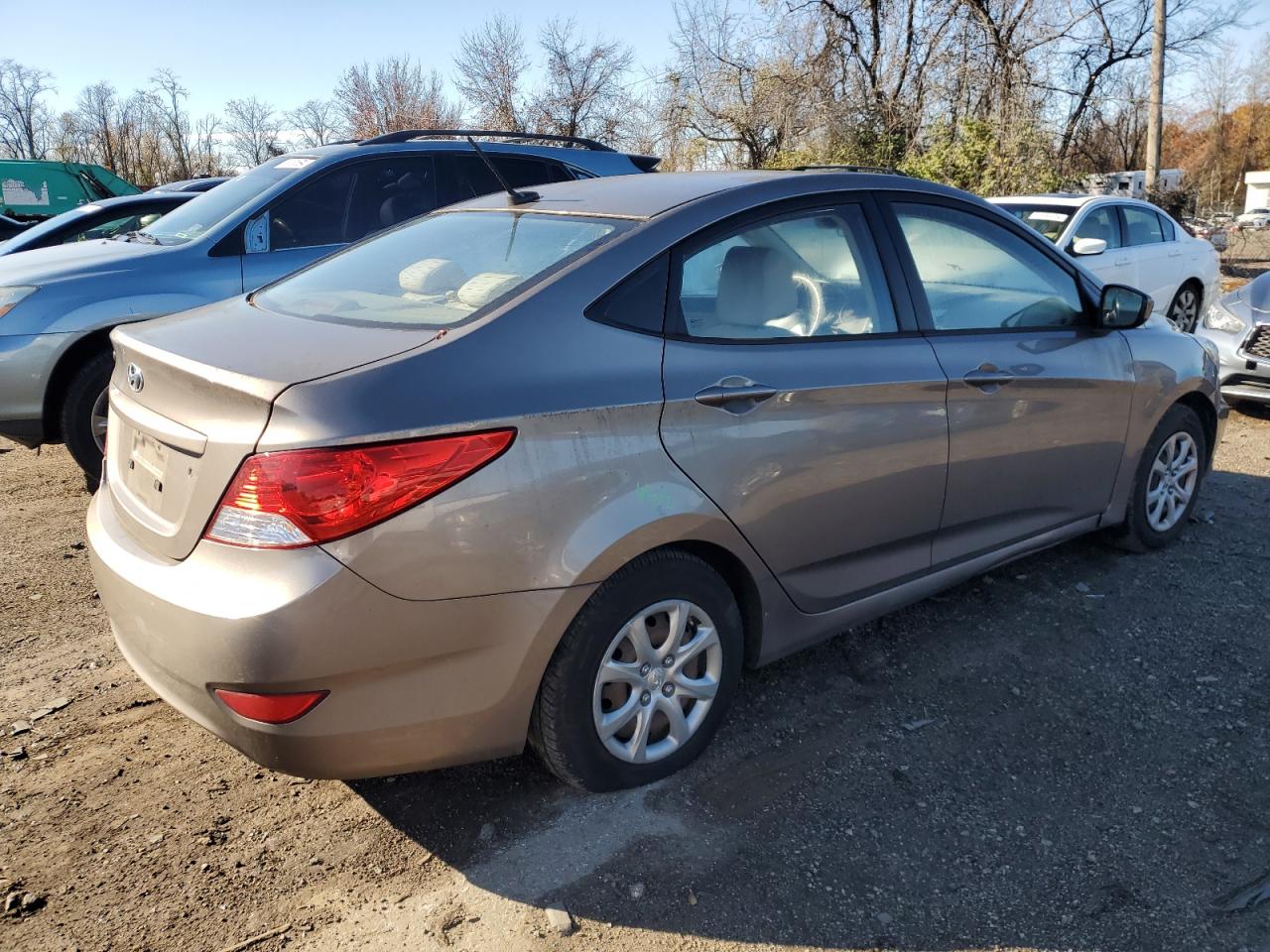 VIN KMHCT4AE4EU630251 2014 HYUNDAI ACCENT no.3