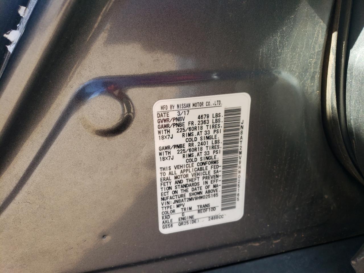 2017 Nissan Rogue - Image 13