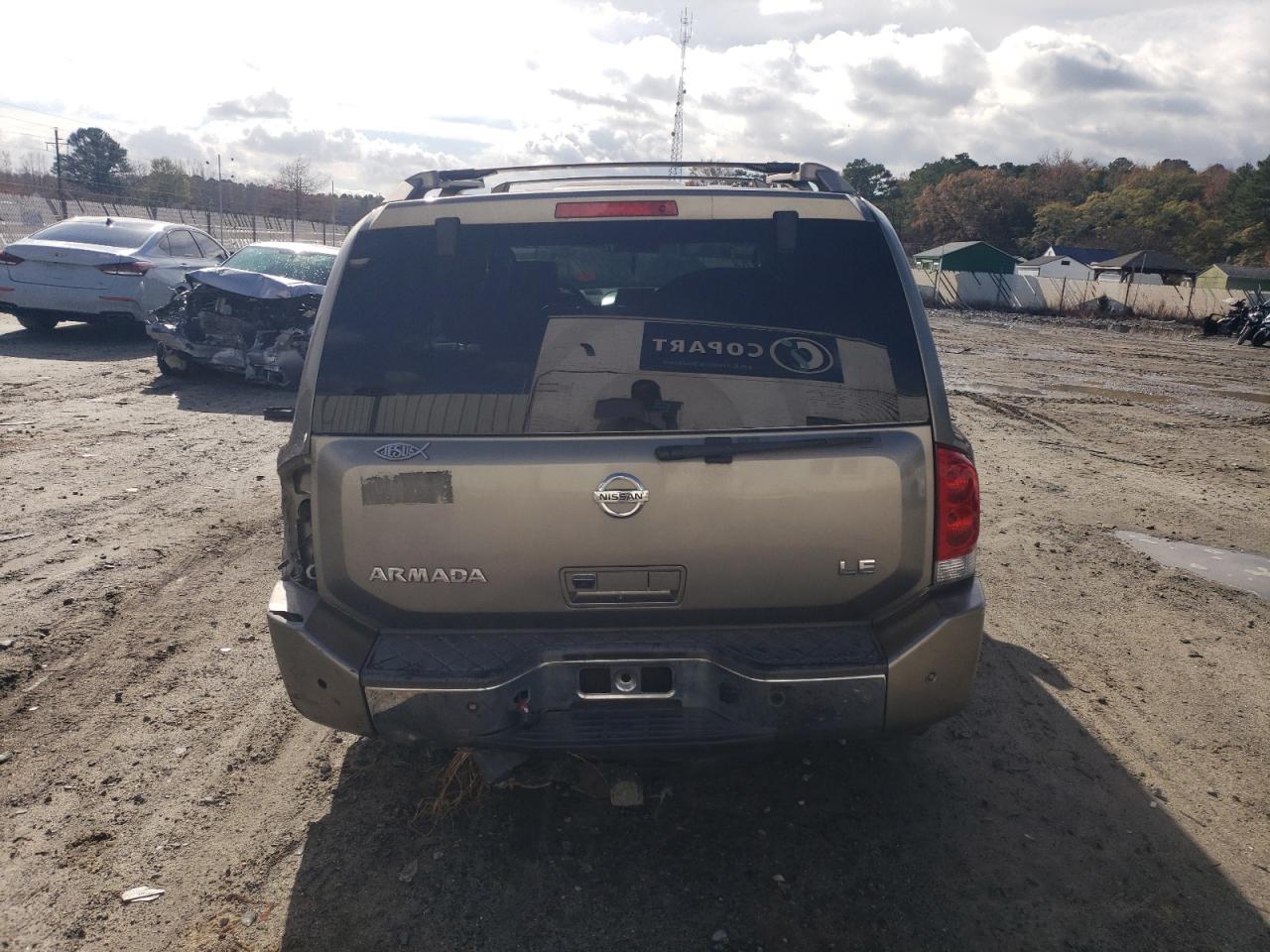 2007 Nissan Armada Se VIN: 5N1BA08CX7N715431 Lot: 80422254